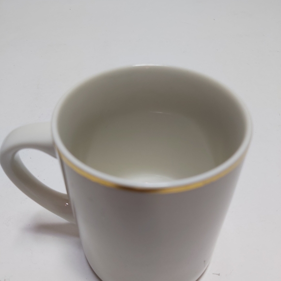 Vtg gold rim electricians mug - Picture 3 of 3